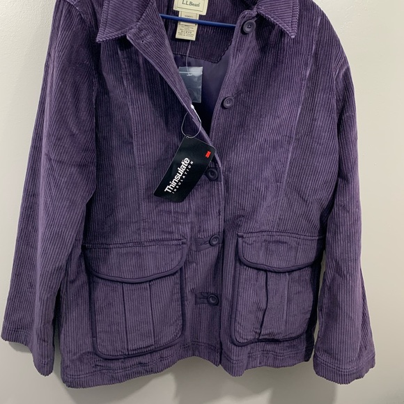 New LL Bean Corduroy Thinsulate Shirt jacket coat - Picture 2 of 6
